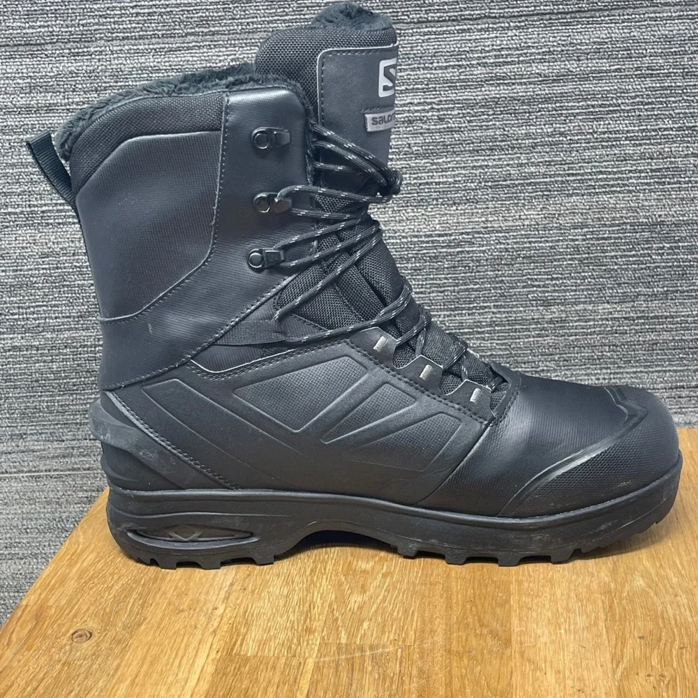 Salomon Toundra Pro CSWP Boot Men 13 Black Waterproof Insulate 381318 Gorpcore
